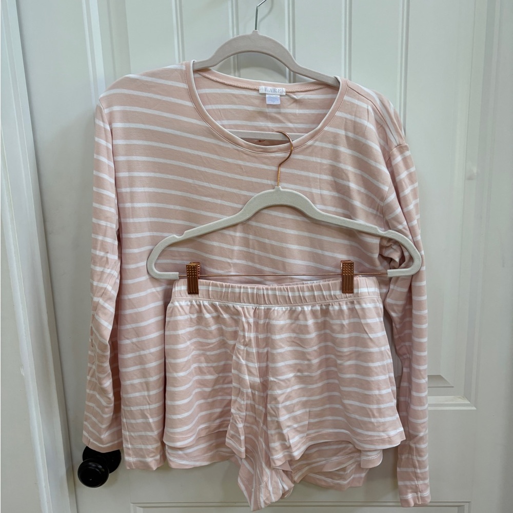 Lake Weekend Pink Stripe Pajamas